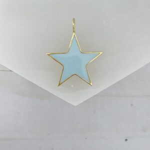 Statement Blue Star Pendant